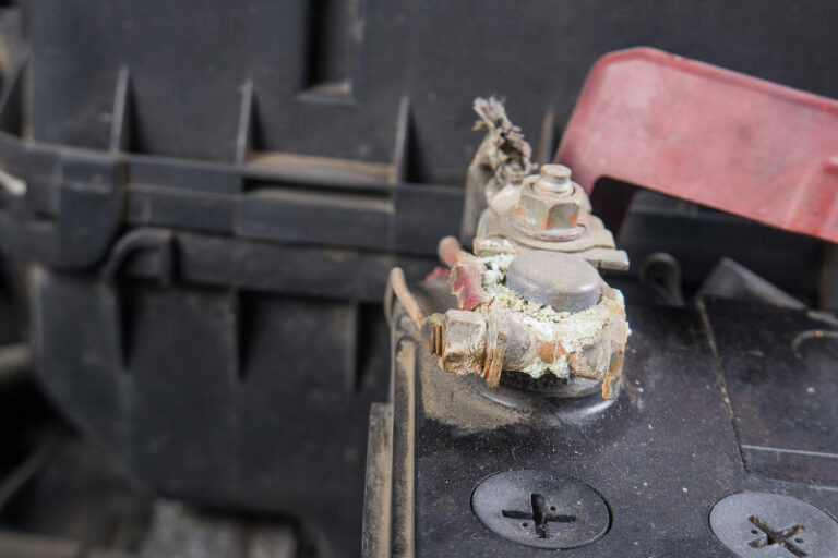 Is the White Crusty Stuff on Batteries Dangerous? » ModeFab